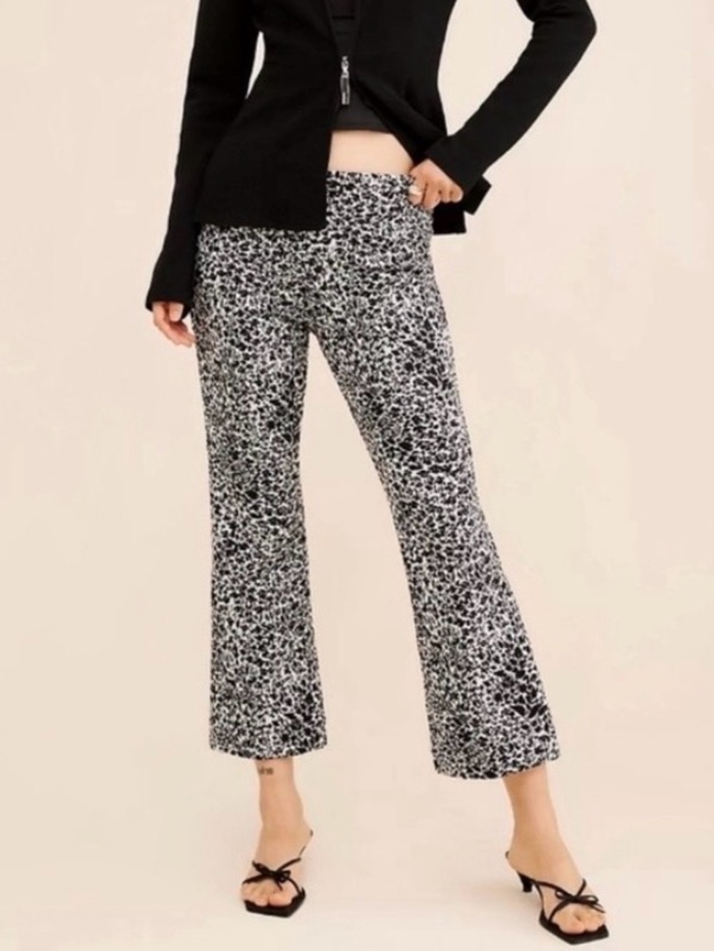 Anthropologie Maeve Margot Fleur Kick Flare